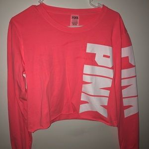 Victoria’s Secret PINK Long Sleeve Crop Top